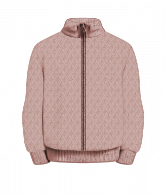 Diamond Jacket Full Zipper Salmon